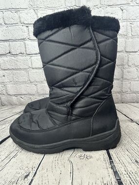 Mountain Warehouse Women’s ICE II Snow Boots With Fur Black Size 8